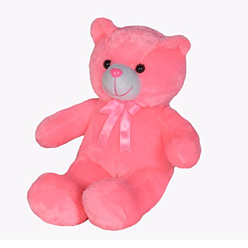 Image of Ultra 10 inch Small Teddy Bear Fully Stuffed Soft Premium Plush for Kids in Pink | Snuggling and Playtime | Animal Toy | Birthday Gift | Anniversary | Christmas | Diwali | Home Decor
