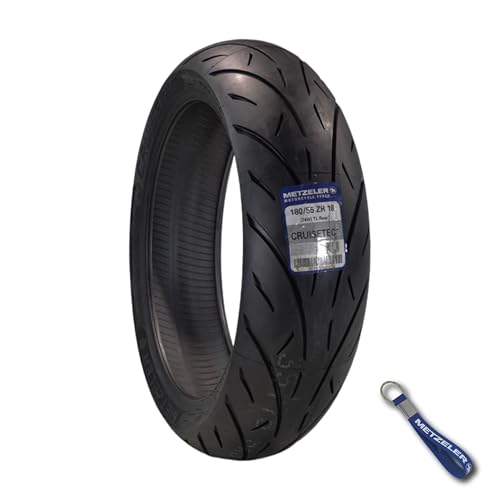 Metzeler Cruisetec 180/55ZR18 74W TL V-Twin Motorcycle Rear Tire - Performance Perfected for Cruiser Custom & Heavy Tourers w/Enhanced Handling & Comfort - with Keychain