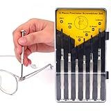 6 Pack Small Multipurpose Screwdriver Set, Flat Head and Phillips Head Sets for Eyeglass & Electronics & Watch & Jewelry
