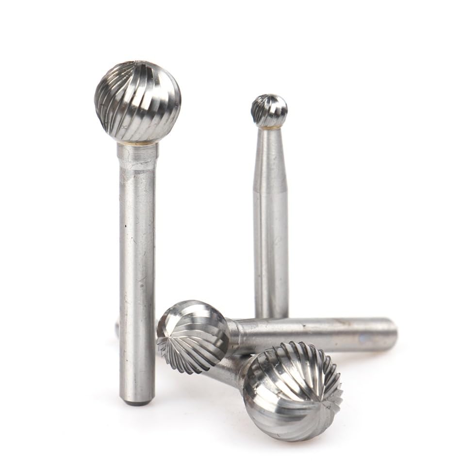 1/6個 6mm-16mm タングステンカーバイドバービット ロータリーカッター 金属ファイル 彫刻ヘッド ハンドツールセット 鉄