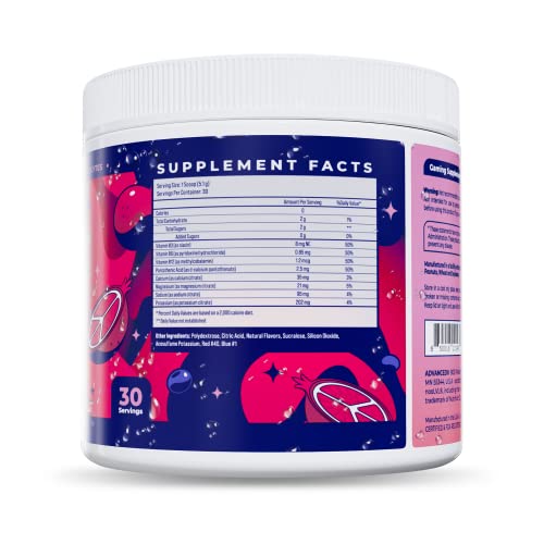 Advanced Hydration High-Performance Electrolyte Drink Mix With B Vitamins For All-Day Hydration - Caffeine Free, Zero Calories, Sugar Free, & Keto Friendly - (30 Servings, Blueberry Pomegranate) #TOP2