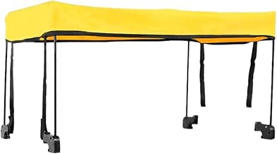 Toldo para carrito de carrito, funda impermeable esencial para jardín y actividades de camping (75 x 46 x 9 cm, amarillo)