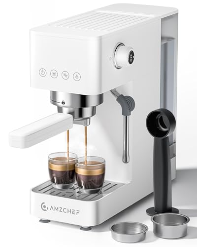 Catálogo para Comprar On-line Cafetera Espresso Koblenz disponible en línea para comprar. 42 AMZCHEF Máquina de café espresso de 20 barras, cafetera compacta con espumador de leche a vapor, cafetera con depósito de agua extraíble de 50 onzas para el hogar, cafetera...