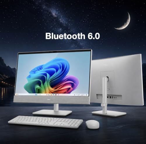 Image of Dell 24 All-in-One Desktop 23.8 inch Touchscreen IPS FHD Display (Intel Core Ultra 7 355, 32GB DDR5, 8TB SSD, WiFi 7, Webcam, Bluetooth 6, Wireless KB&M, Win 11 Pro)