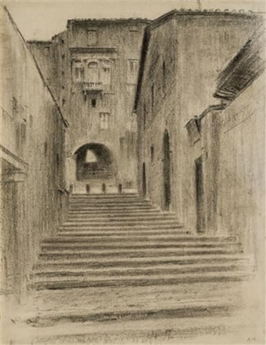 Poster El Palazzo in para solucionar paredes vacías con arte clásico elegante de 60x90cm