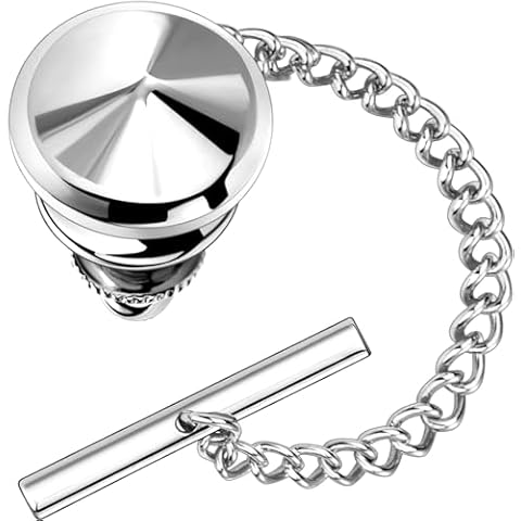 AMITER Mens Shinny Tie Tack Cover