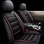 DIKSOAKR Car Seat Covers Fit for Audi A3 A4 A6 A7 2007-2022,Faux Leather Seat Covers Full Set(5 Seats) with Airbag Compatible,Waterproof Car Seat Protector Automotive Seat Covers Carseat Cover