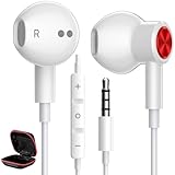 Cuffie in Ear Magnetici Auricolari 3,5 MM per Samsung Galaxy A06 A05s A15 A25 5G A14 A23,Cuffie con Filo HiFi Stereo,Cuffie con Microfono e Controllo del Volume per per Redmi A3 14C 13C Note 14 13 12