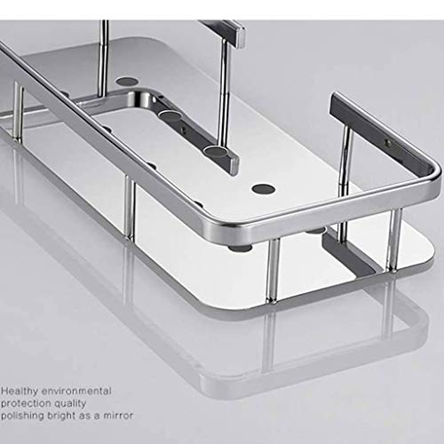 Cesta de almacenamiento de cocina y baño sin taladro para un hogar organizado 8