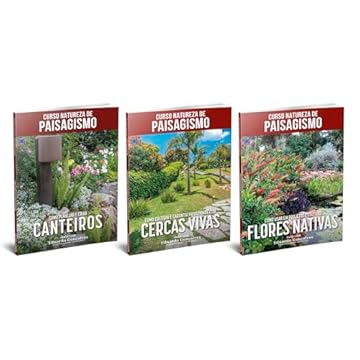 Capa do livro Curso Natureza de Paisagismo - Coleção 3 Volumes