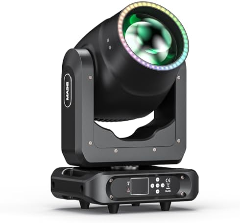 200W Moving Head Beam RGBW LED DMX Bühnenlicht DJ Disco Party