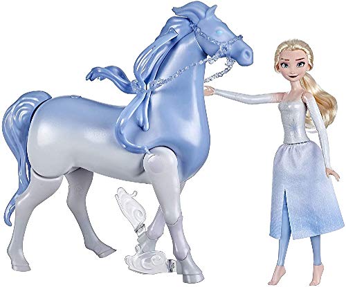 Hasbro Elsa & Nokk Frozen Figurki do Zabawy, Niebieski/Szary, Od 3 Lat, E6716