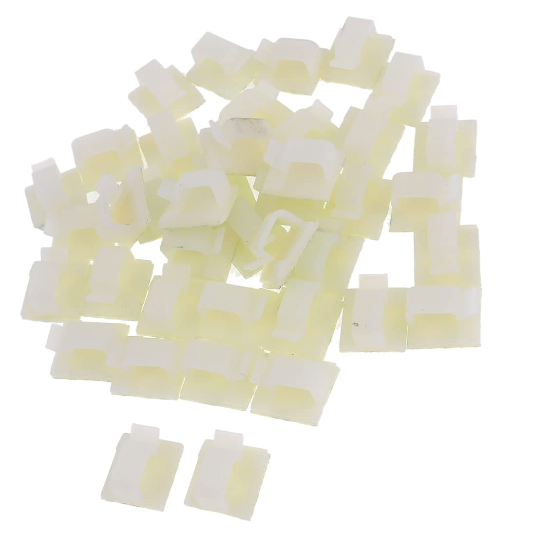 ZHuidjo Plastic Wire Holder Cable Tie Mount Base WCL-5 10mm 40pcs (SN: a57 513 5d6 284 e93)