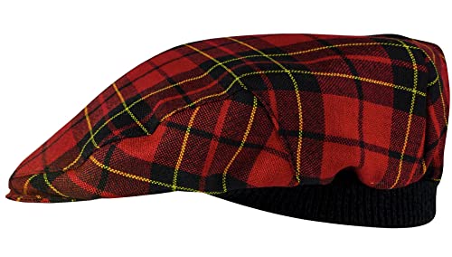 Casquette plate tartan Brodie Hunting I LUV LTD en pure laine d'Écosse