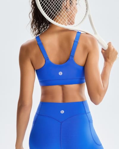Image of RUNNING GIRL Adjustable Sports Bras for Women High Support,Full Coverage Molded Cup Sports Bra High Impact Workout Gym