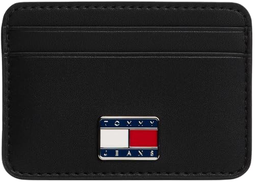 Porte-cartes Tommy Jeans TJW Cool CC Holder AW0AW18030 noir, taille unique compacte