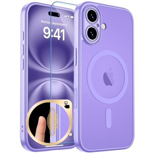 zapica Magnetic for iPhone 16 Case, Purple