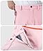 Girls Waterproof Snow Pants Kids Outdoor Windproof Softshell Fleece Lined Thermal Snowboard Pants Zip Pockets Elastic Waist Size 8-10 Pink&Purple S
