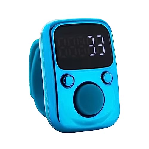 YPREWY Contador de mano electrónico LED digital recargable, temporizador de oración, clic, portátil, número de avión, análisis, laboratorio, inventario de carga, actividad al aire libre, cuenta