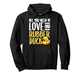 tutto ciò di cui hai bisogno è amore e rubber duck lover rubber duckie felpa con cappuccio