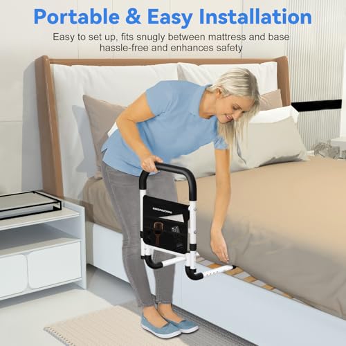 Image of KingPavonini Bed Rails for Elderly Adults Safety, 350LB Support, Model BS04