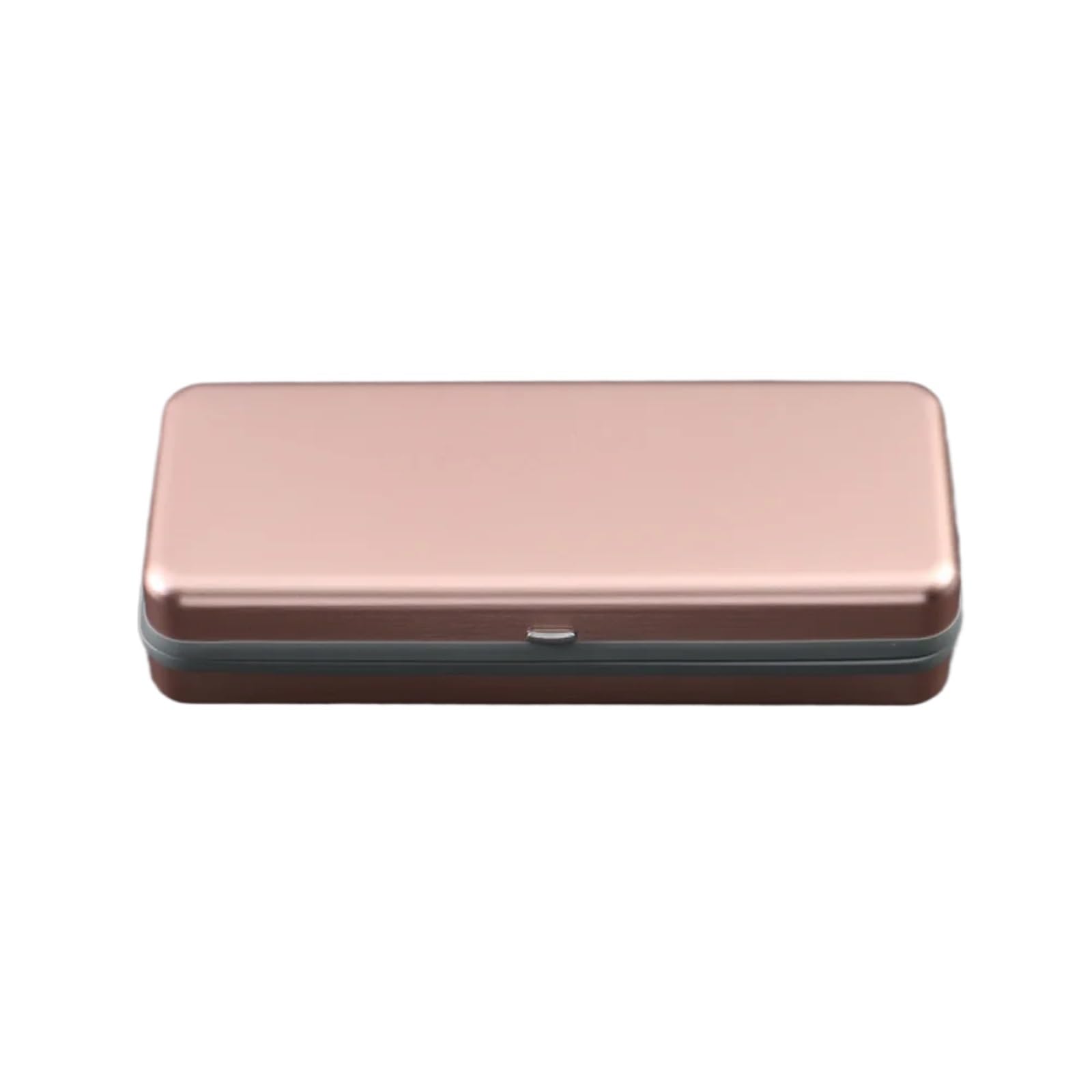 Wjiayao Unisex Rose Gold Glasses Case Aluminum Glasses Case Hard Eyeglasses Box Spectacles Reading Eyewear Storage(Rose Gold)