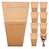 OATIPHO 20個花束包装袋 バララッピング袋 フラワーパッケージングスリー