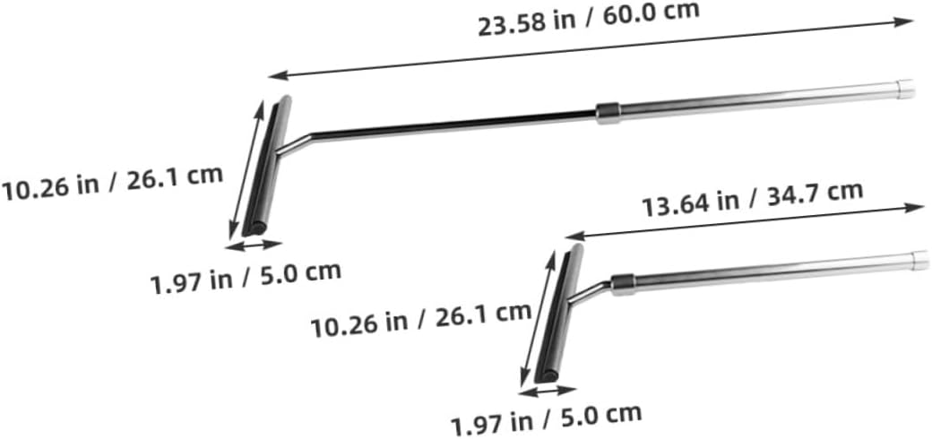 Retractable Shower Squeegee Durable Water Wiper for Bathroom Windows and Mirrors Easy to Grip Multi Functional Cleaning Tool