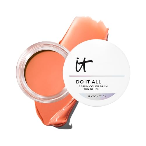 IT Cosmetics, Colorete y Bronceador en Crema, 2 en 1, Acabado Luminoso y Natural, Tono Light Medium 20, Glow With Confidence Sun Blush, 15 g IT Cosmetics, Colorete y Bronceador en Crema, 2 en 1, Acabado Luminoso y Natural, Tono Light Medium 20, Glow With Confidence Sun Blush, 15 g