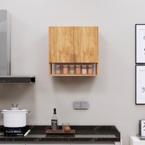 Image of SPECIALITY PANELS 2 Door Modular Wall Mounted Kitchen Cabinet with Organizer Shelf Space Saving Storage Unit Engineered Wood Cupboard for Kitchen Living Room Utility Organizer Furniture | DIY Assembly