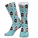 Glohox Custom Dog Face Socks - Personalized Dog Cat Pet Photos on Socks Customized Unisex Funny Face Socks for Pet Lover