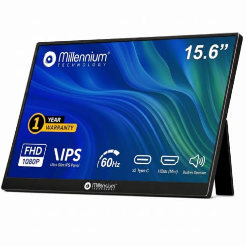 Millennium TECHNOLOGY Store Millennium 15.6" FHD 1080P IPS Portable - Image 2