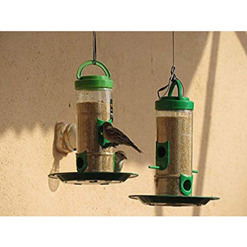 Image of Bird Feeder for Bird Food Small 2 Piece Green