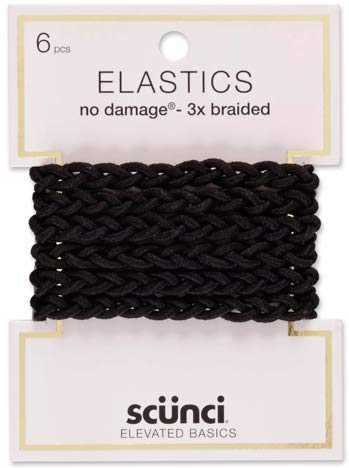 Scunci Everyday and Active Black Strand Elastics #TOP10
