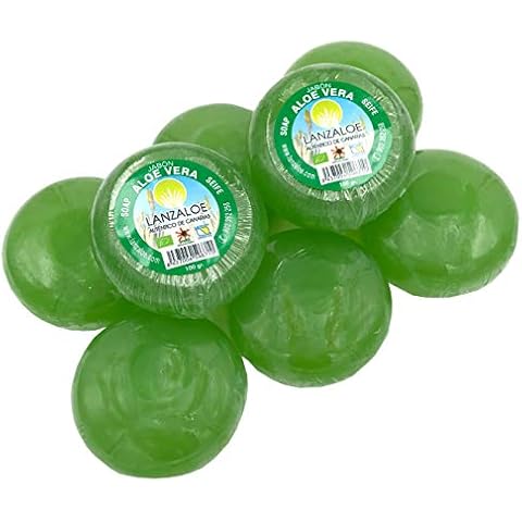Lanzaloe Aloe Vera Seife 100 g Pack 8 Stück Cover