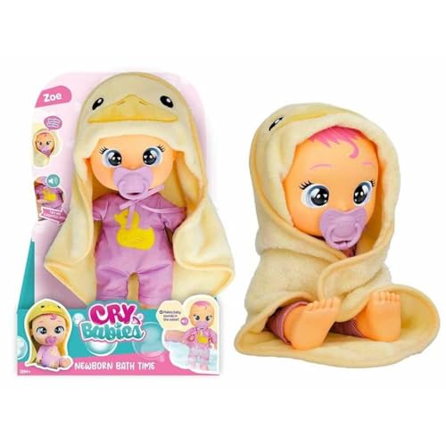 IMC Toys- Muñeco Bebe Lloron Hora del Baño con Dana o Zoe 30 cm, Multicolor (921184)