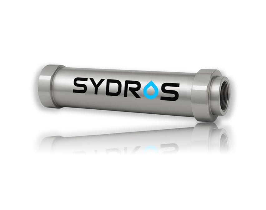 SYDROS Kalkschutzfilter XL - jahrelanger chemiefreier Schutz für das ganze Haus, wartungsarm & einfache Installation im Keller - Wasserfilter gegen Kalkablagerungen mit SET Technologie