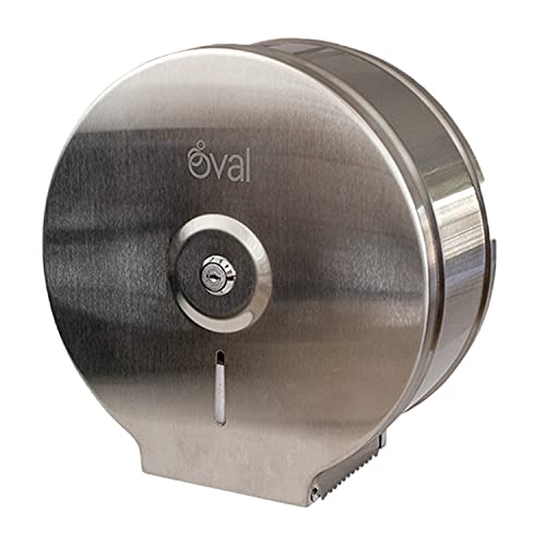 Catálogo para Comprar On-line Ovalado disponible en línea para comprar. 33 OVAL Dispensador de Papel Higiénico Junior Acero Inoxidable Premium | Rollos de hasta 300 MTS. | Estético y Muy Resistente, Uso Rudo | Despachador de Papel Higiénico |...