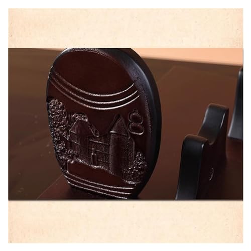 Soporte para botellas de vino de madera sólida miniatura 4