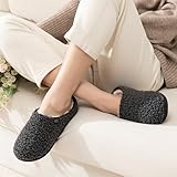 RockDove Women's Sherpa Fleece Clog Slipper, Size 5/6 UK Women, Dark Gray - Image 2