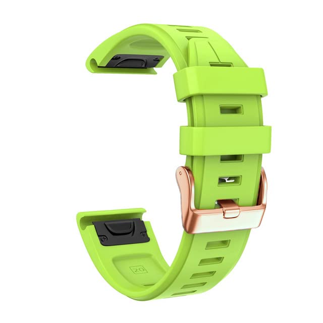 Correa de silicona de 20 mm para Garmin Fenix 6S y 7S en color ágata