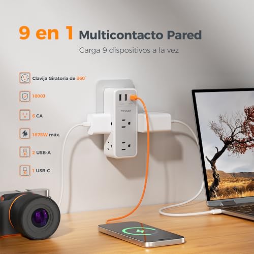Multicontacto de 6 entradas 25 Imagen adicional