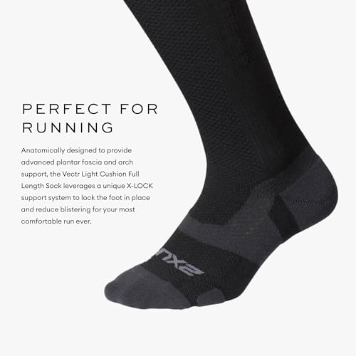 2XU unisex-adult Vectr Full Length Sock2