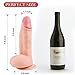 Vibrating Dildo 7.5 Inch with 20 Intense Vibration Modes for Vagina Anal Prostate Play, PALOQUETH Realistic Dildo Vibrator Adult Sex Toy for Women Men, Wireless Remote Control,Strong Suction Cup