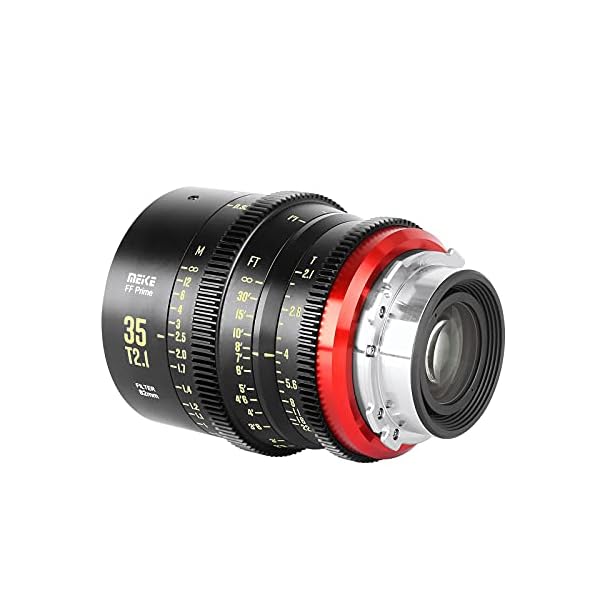 MEKE 35 mm T2.1 Full Frame Manueller Fokus Cinema Objektiv für Arri PL-Mount Cinema Kameras – Bild 5