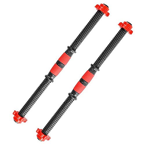 TOOGOO 2Pcs Dumbbell Bar,19.7inch Dumbbell Handle,Adjustable Dumbbell Bars,Weights Dumbbells Set for Gym Barbells Dumbbell Bars,Exercise Fitness Dumbbells Home Bodybuilding