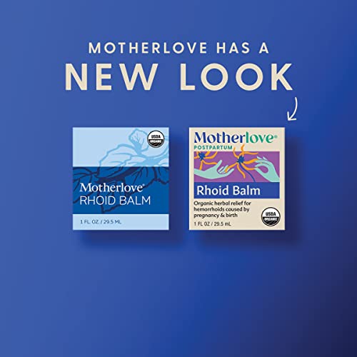 Motherlove Rhoid Balm (1 oz) Organic Herbal Hemorrhoid Cream w/Witch