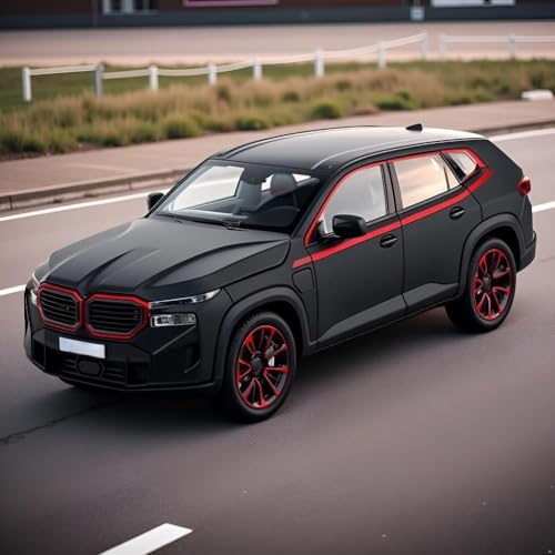 Image of Scale XM Exclusive Alloy Metal Pull Back | Die-cast Car Model with Sound Light Mini Auto Toy for Kids Metal Model Toy Car with Sound and Light (1.24 Scale -B-M-W- XM -Black)