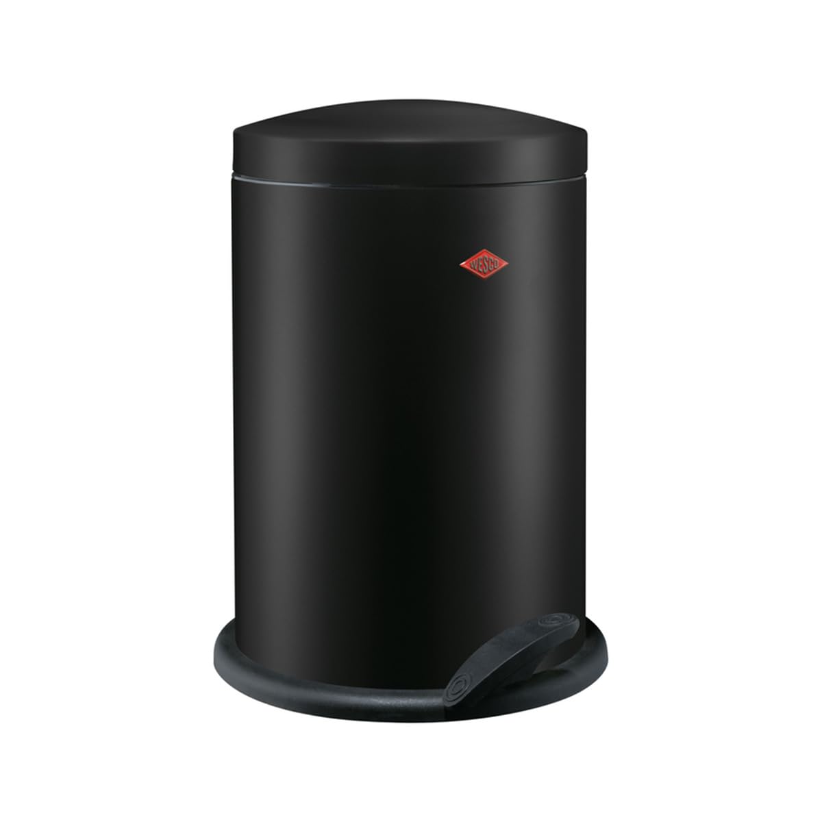 WESCO 116 212-73 Rubbish Bin, Steel, 13 Litres, Matte Black