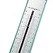 Newton Force Meter Spring Scale - Maximum Capacity 10N, 1 kg, Dual Scale Labeled. Dynamometer Bar Physics Mechanical Experiment Instrument